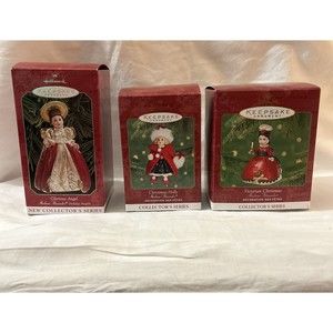 Lot of 3 New Hallmark Keepsake Ornaments Madame Alexander Collector Series